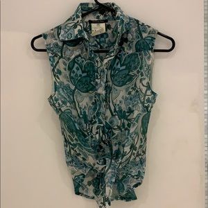 Beautiful Patrizia Pepe Sleeveless Collared Shirt